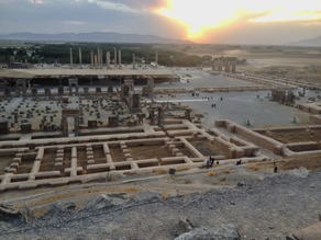 Persepolis, Iran, the earliest remains of the city date back to 515 BC